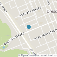Map location of 43 W 9Th St, Dresden OH 43821