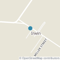 Map location of State Route 161, Irwin OH 43029