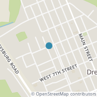 Map location of 30 1/2 W 5Th St, Dresden OH 43821