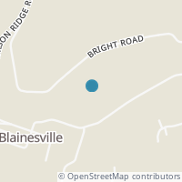 Map location of T406 Bright Rd, Saint Clairsville OH 43950