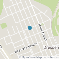 Map location of 501 Chestnut St, Dresden OH 43821