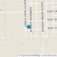 Map location of 633 Harrison Ave, Bradford OH 45308