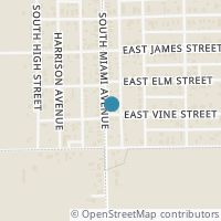 Map location of 630 S Miami Ave, Bradford OH 45308