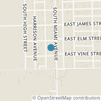 Map location of 621 S Miami Ave, Bradford OH 45308