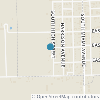 Map location of 601 S High St, Bradford OH 45308