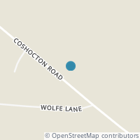 Map location of 10945 Coshocton Rd, New Concord OH 43762