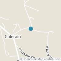 Map location of 71961 Colerain-Mt Pleasan, Colerain OH 43916