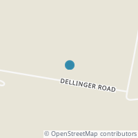 Map location of 20250 Dellinger Rd, Milford Center OH 43045