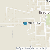 Map location of 325 School St, Bradford OH 45308