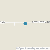 Map location of 10740 Covington Bradford Rd, Bradford OH 45308