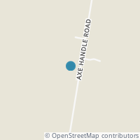 Map location of 9125 Axehandle Rd, Milford Center OH 43045