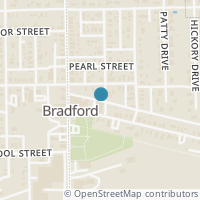 Map location of 119 Clay St, Bradford OH 45308