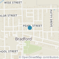 Map location of 304 Front St, Bradford OH 45308