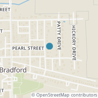 Map location of 316 Liberty St, Bradford OH 45308