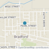 Map location of 120 Pearl St, Bradford OH 45308