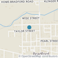 Map location of 208 Taylor St, Bradford OH 45308