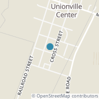 Map location of 234 Cross St, Unionville Center OH 43077