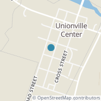 Map location of 413 Railroad St, Unionville Center OH 43077