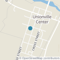 Map location of 409 Railroad St, Unionville Center OH 43077