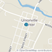 Map location of 214 Cross St, Unionville Center OH 43077