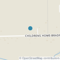 Map location of 9816 Childrens Home Bradford Rd, Bradford OH 45308