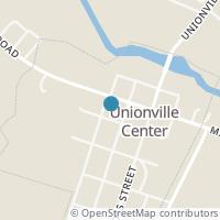 Map location of 118 W Main St, Unionville Center OH 43077