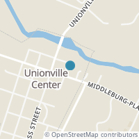 Map location of 93 E Main St, Unionville Center OH 43077
