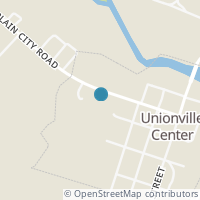Map location of 130 W Main St, Unionville Center OH 43077