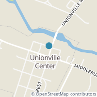 Map location of 202 N Cross St, Unionville Center OH 43077