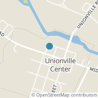 Map location of 121 W Main St, Unionville Center OH 43077