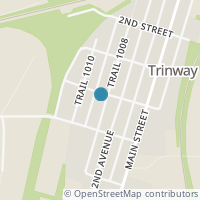 Map location of 3160 4Th St, Trinway OH 43842