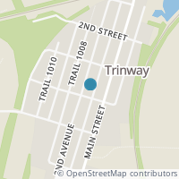 Map location of 12610 2Nd Ave, Trinway OH 43842