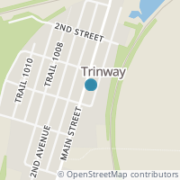 Map location of 12650 Main St, Trinway OH 43842