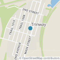 Map location of 12635 Main St, Trinway OH 43842