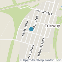 Map location of 3155 4Th St, Trinway OH 43842