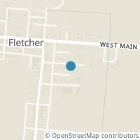 Map location of 112 E 1St St, Fletcher OH 45326