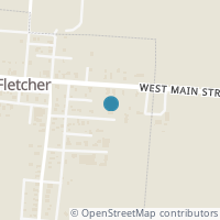 Map location of 117 E 1St St, Fletcher OH 45326