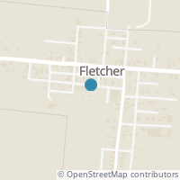 Map location of 103 E 1St St, Fletcher OH 45326