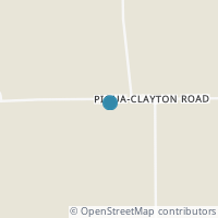 Map location of 7100 W Piqua Clayton Rd, Covington OH 45318
