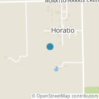 Map location of 7842 Horatio New Harrison Rd, Bradford OH 45308