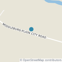 Map location of 18790 Middleburg Plain City Rd, Milford Center OH 43045