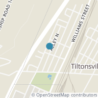 Map location of , Tiltonsville OH 43963