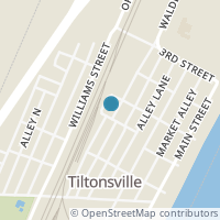 Map location of 205 Cleveland St, Tiltonsville OH 43963