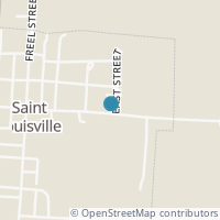 Map location of 247 Moreland St, Saint Louisville OH 43071
