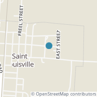 Map location of 75 Franklin St, Saint Louisville OH 43071