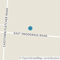 Map location of 4695 Snodgrass Rd, Fletcher OH 45326