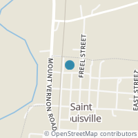 Map location of 126 N Main St, Saint Louisville OH 43071