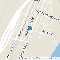 Map location of 403 Walden Ave, Tiltonsville OH 43963