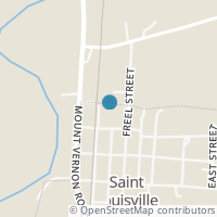 Map location of 158 N Main St, Saint Louisville OH 43071