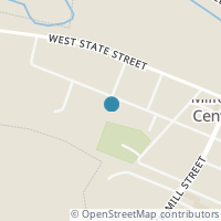 Map location of 111 W Center St, Milford Center OH 43045